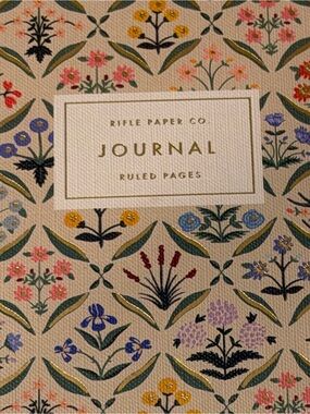 Rifle Paper Co. Estee Hardcover Journal w/ Pen Floral Trellis w/ Elastic & Pen